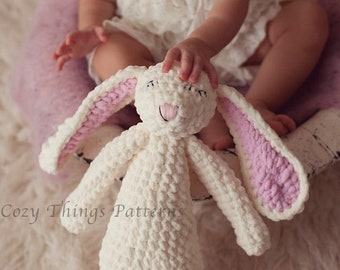 Crochet pattern #047 - Bunny Plush Toy, Animal Amigurumi, Bunny Crochet Pattern  - Pdf Tutorial, Crochet pattern