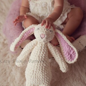 Crochet pattern #047 - Bunny Plush Toy, Animal Amigurumi, Bunny Crochet Pattern  - Pdf Tutorial, Crochet pattern