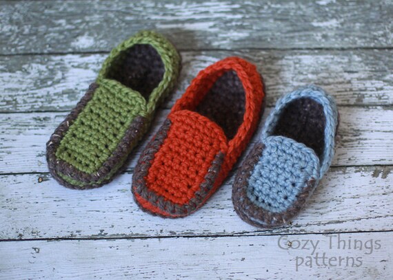 Crochet pattern #007 - Women Crochet Shoes Pattern, Women Chunky Loafers, House Slippers, shoes, Bootie - pdf tutorial
