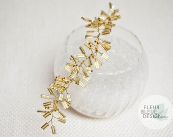 VIVIEN | Bridal hair wire - wedding hair accessories gold