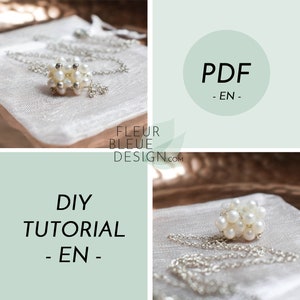 DIY SELINA Perlen-Anhänger für Halskette Anleitung PDF Tutorial Englische Version Bild 1