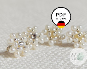 Wedding Pearl Earrings - DIY Craft Instructions -- SELINA -- German