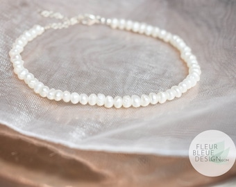 PEARLS | bridal bracelet made from real pearls for the wedding