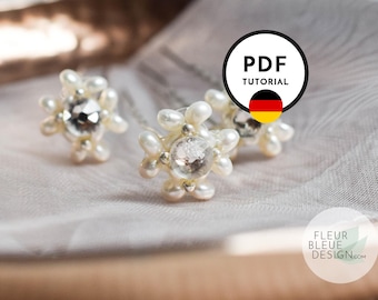 pearl bridal hairpin - DIY Craft Instructions -- SELINA -- German