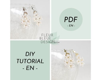 DIY BERNADETTE | earrings instruction PDF tutorial - English Version
