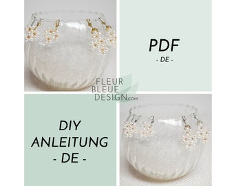 DIY BERNADETTE + MARGUERITE | earrings - instruction tutorial - German Version