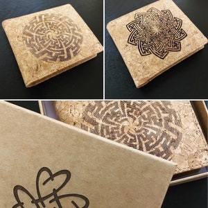 Cartera vegana de corcho