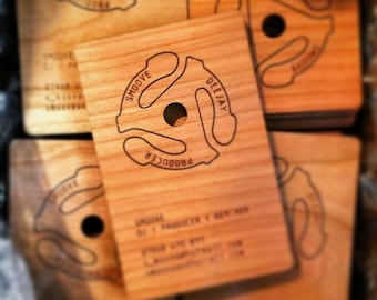x50 Wooden 45 Adapter / Business Cards