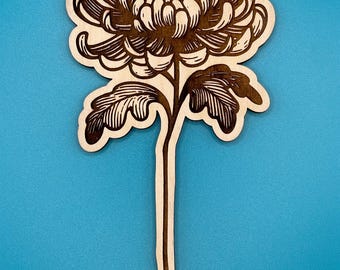 Wooden flower. DIY Pop Up Letterbox Gift. Indoor Decoration. Wooden Keepsake. Desktop Flower  Ornament