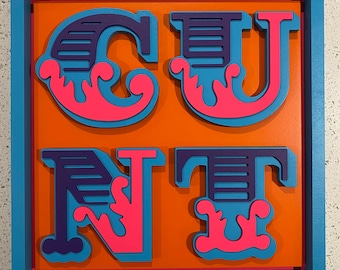4LetterWord Typography Series
