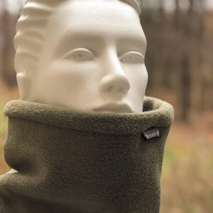 Unisex Face Saver 1-Color Double-Layer of Anti-Pill Fleece, 3 sizes, Many Colors; Face & Neck Warmer, Ski Mask, Neck Gaiter, Ear Warmer