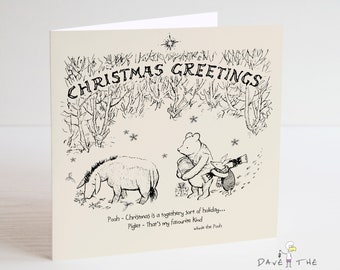 Winnie the Pooh Classic Christmas Card