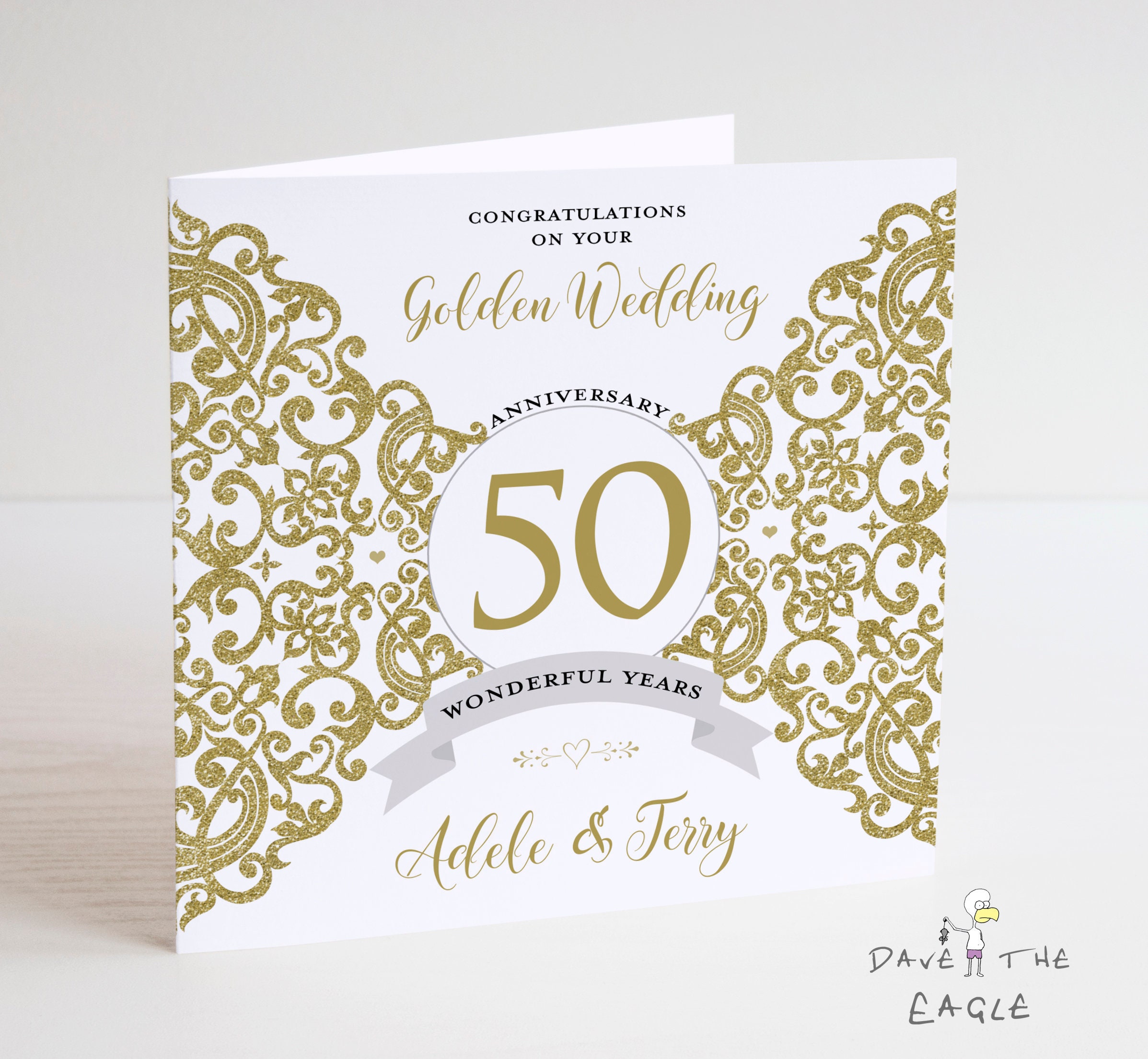 50th Anniversary Cards