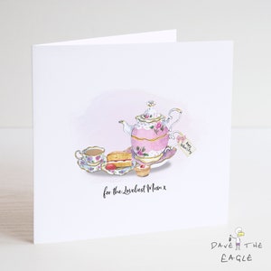 Carte pour la Fête des Mères - Goûter - Ma plus belle maman