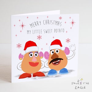 Cartão de Natal TOY STORY - Sr. e Sra. Cabeça de Batata