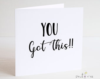 Good Luck and Congratulations Card - Exams, New Job, Driving Test - Encouragement