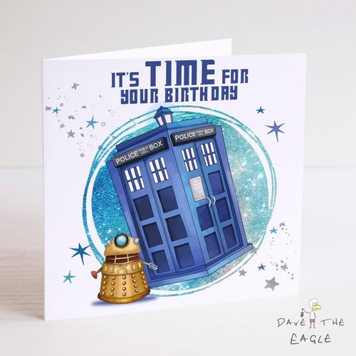 DOCTOR WHO Birthday Card | Etsy