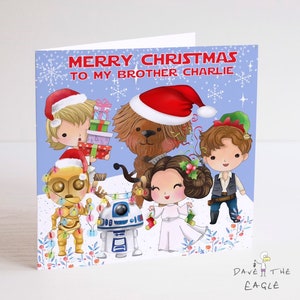 STAR WARS - Personalisierte Weihnachtskarte