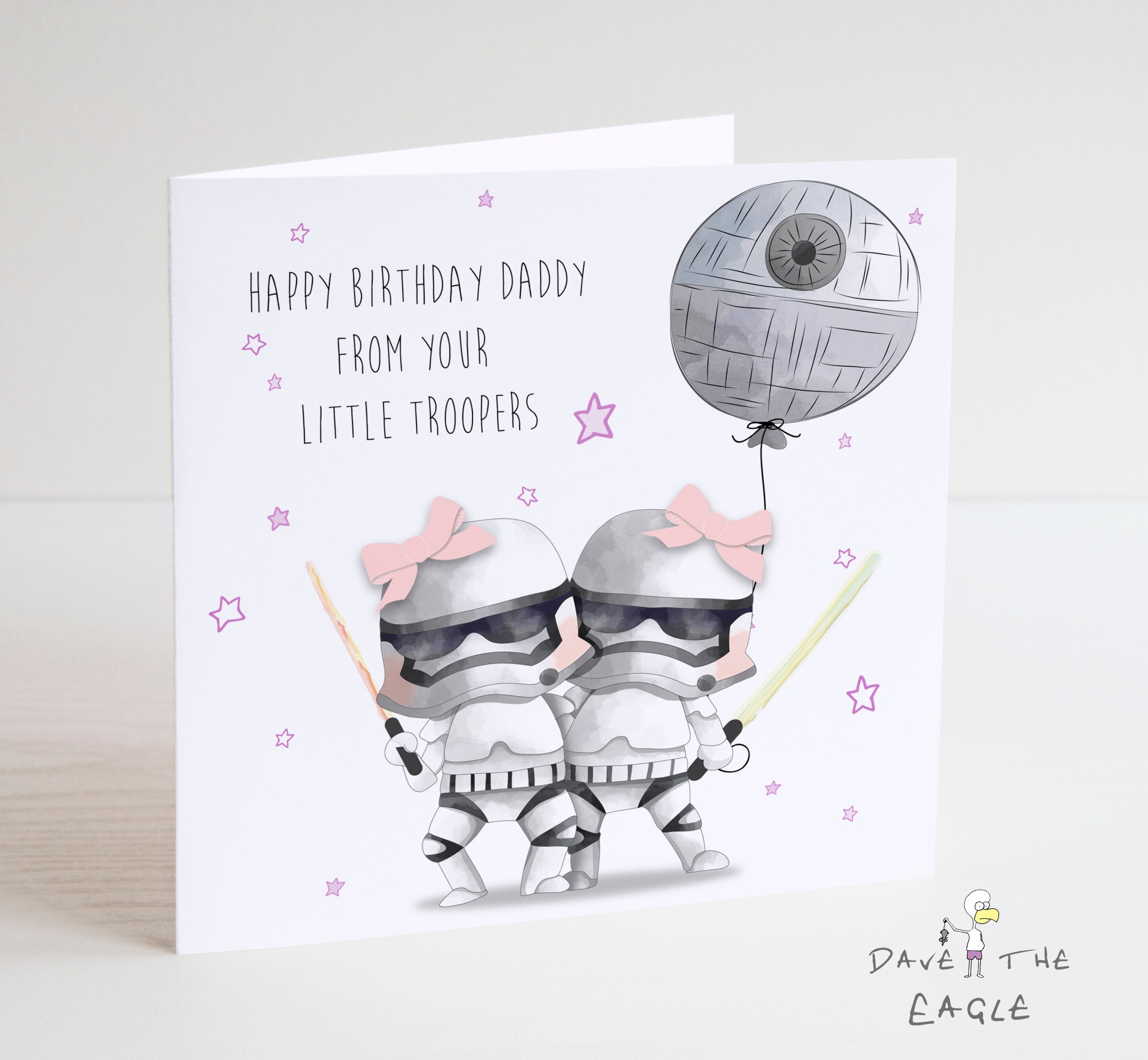 Star Wars Birthday Card Etsy