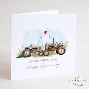 Cartão de aniversário de trator - Vida no campo, guarda-caça, caça e tiro, agricultura - tratores clássicos - presente de aniversário