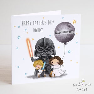Carte pour la fête des pères Star Wars - Papa