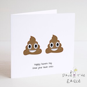 Emoji Vaderdagkaart - From your Little Shits - onbeschoft brutaal