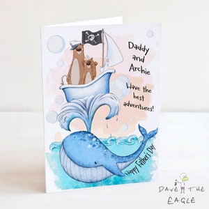 Vaderdagkaart voor papa - Leuke berenavonturen