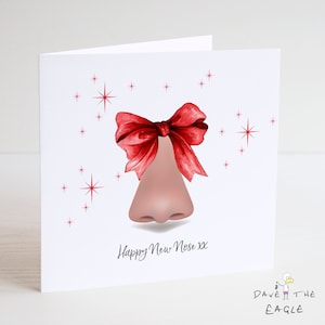 Happy New Nose Card - Gefeliciteerd - Neuscorrectie