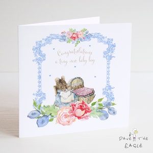 Nueva tarjeta de bebé - Un pequeño bebé nuevo - Little Mouse