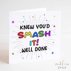 Lo rompió - Tarjeta de felicitaciones - Exámenes, Graduación, Nuevo trabajo, Aprobó