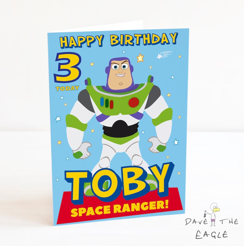 Toy Story Carte Danniversaire Personnalisee Buzz Lightyear Etsy Toy Story Carte Danniversaire Personnalisee Buzz Lightyear Etsy