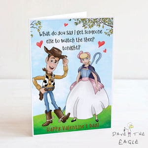 Biglietto di San Valentino TOY STORY - Bo e Woody