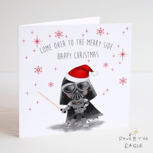 Tarjeta de Navidad de Star Wars Darth Vader