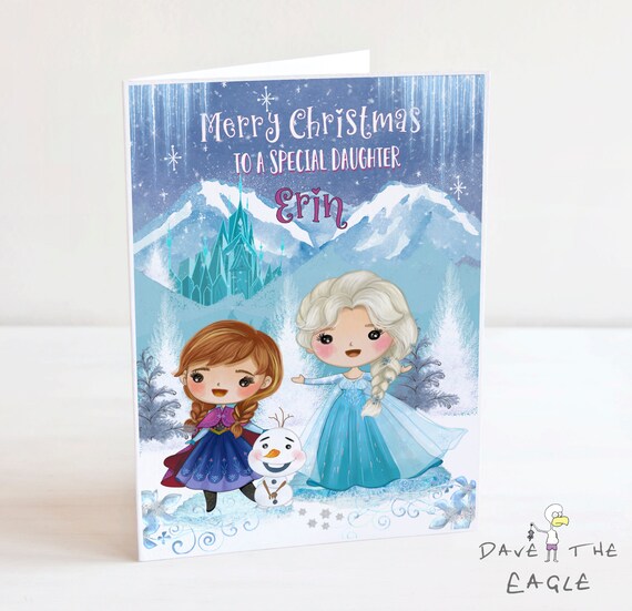 Frozen christmas card Clearance