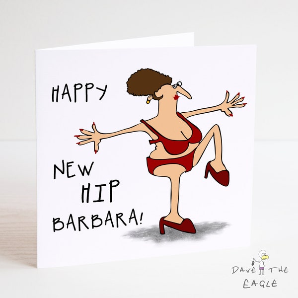 Happy New Hip Card - Felicitaciones - Reemplazo de cadera