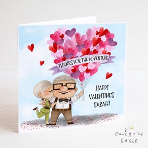 Disney and Pixar Up My Greatest Adventure Valentine Pop-Up Card | Valentine's Day | 3D Pop-Up Cards | Lovepop