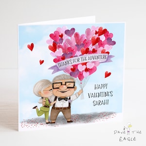 Disney and Pixar Up My Greatest Adventure Valentine Pop-Up Card | Valentine's Day | 3D Pop-Up Cards | Lovepop