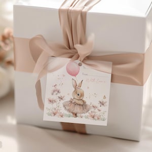Little Bunny Handgemachte Geschenkanhänger - Geschenkanhänger für Mädchen