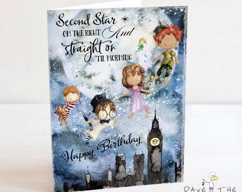 Peter Pan Birthday Card