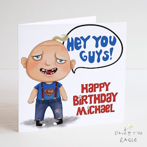 Goonies Carte d’anniversaire personnalisée - Sloth - Hey You Guys!