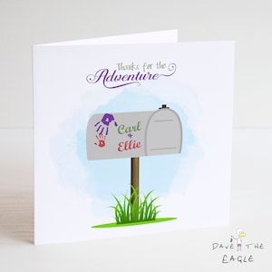 OMHOOG! Gepersonaliseerde Greatest Adventure Anniversary of Valentines card - Ellie & Carl