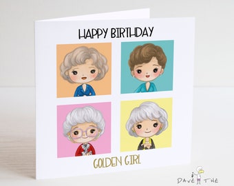 Golden Girls Birthday Card