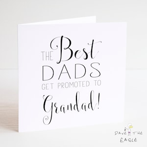 I migliori papà vengono promossi a nonno! Mamma, gravidanza, futuro nonno, annuncio del bambino
