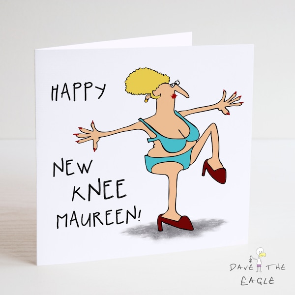Happy New Knee Card - Congratulations - Knee Replacement/Operation