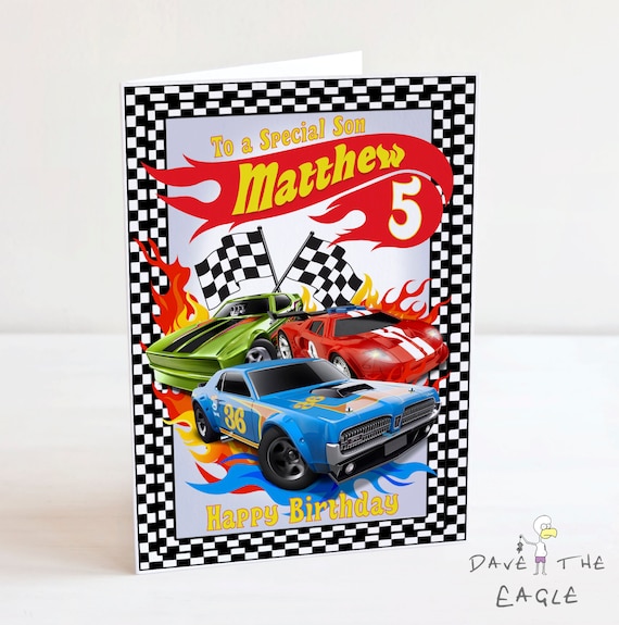 Hotwheels Employees birthday card