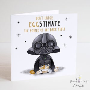 Darth Vader Osterkarte - Space Charakter