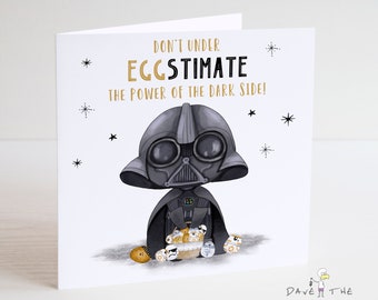 Darth Vader Easter Card - Space Character