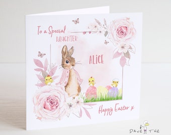 Easter Cards Easter Hugs Real Foil, Spring Cards Greetings Card Easter Bunny Social Distance Easter Lockdown