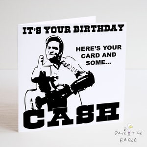 Biglietto d'auguri Johnny Cash