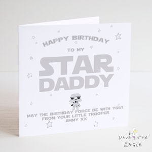Carte d’anniversaire personnalisée Star Wars